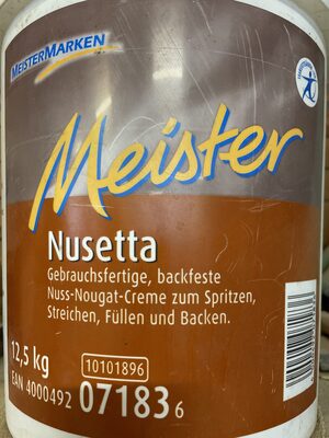 Nusetta Nuss Nougat Creme front packaging