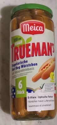 Vegetarische hot dog Würstchen