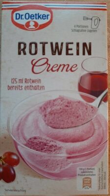 Rotwein Creme