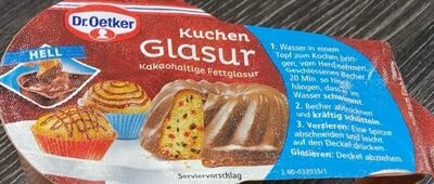 Cocoa-flavored icing