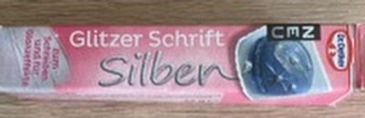 Glitzerschrift silber
