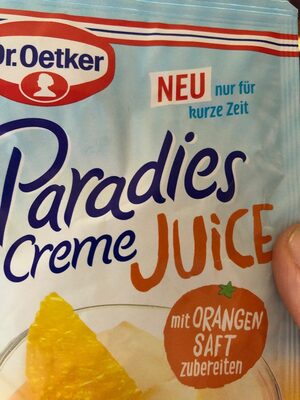 Paradiescreme Juice Orange