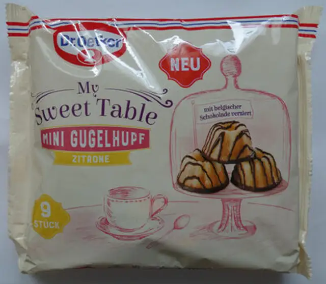 My Sweet Table Mini Gugelhupf Zitrone