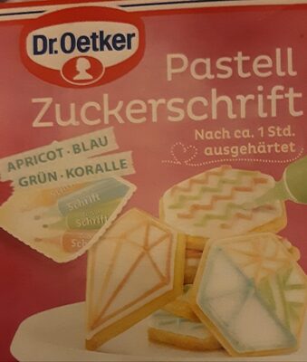 Zuckerschrift Pastell