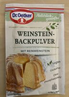 Backpulver Weinstein