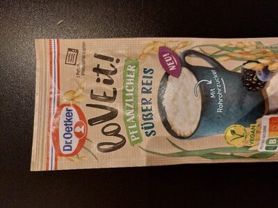 Pflanzlicher süßer Reis