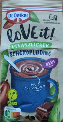 love it! Pflanzlicher Schokopudding