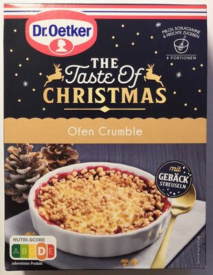 Dr. Oetker Ofen Crumble