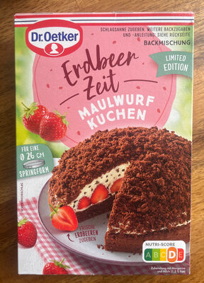 Backmischung Maulwurfkuchen Erdbeer