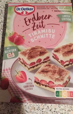 Erdbeerzeit Tiramisuschnitte