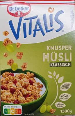 Knusper Müsli Klassisch front packaging