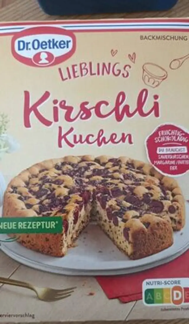 Kirschli Kuchen front packaging