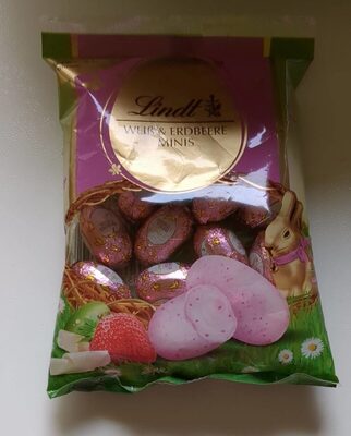 Weiß und Erdbeeren Minis