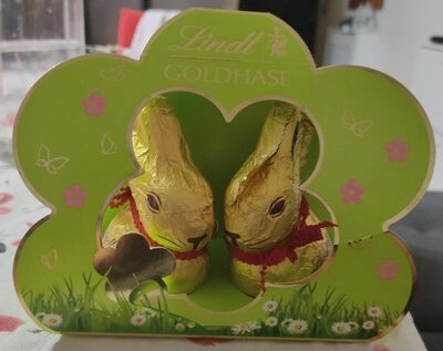 Goldhase für Dich in Blume