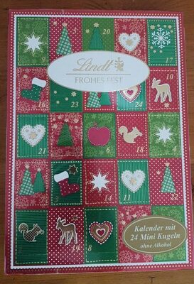 Frohes Fest Mini Tisch Adventskalender