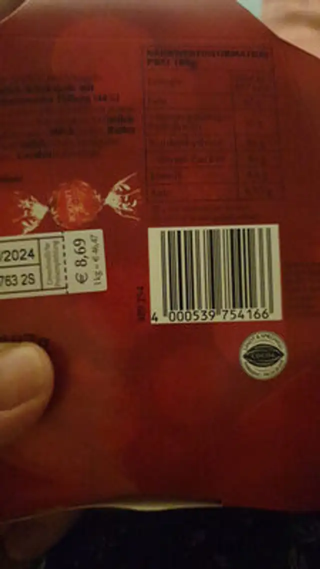 Unknown ingredients label