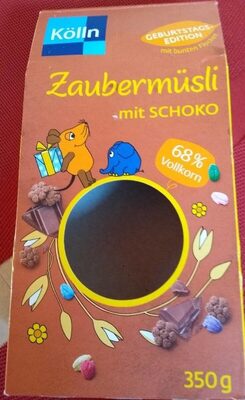 Zaubermüsli front packaging
