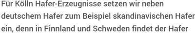 Haferflocken fein