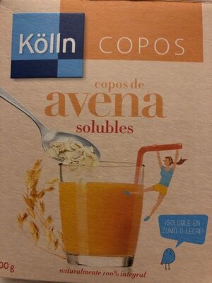 Copos de avena solubles front packaging