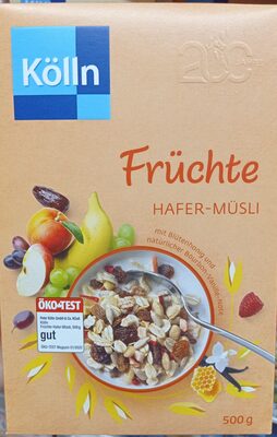 Früchte Hafer Müsli