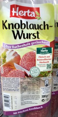 Knoblauch Wurst