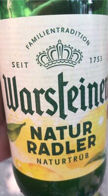 Natur Radler Zitrone front packaging