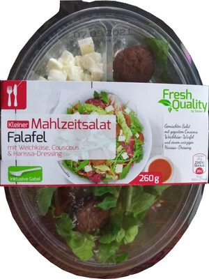 Kleiner Mahlzeitsalat Falafel