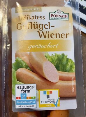 Geflügel Wiener front packaging