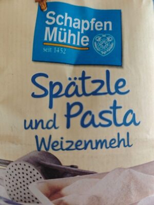 Spätzle und Pasta Mehl