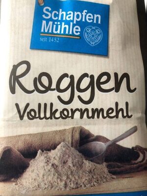 Roggen Vollkornmehl front packaging
