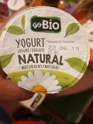 Yogurt natural front packaging