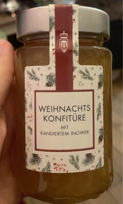 Weihnachts konfitüre Ingwer