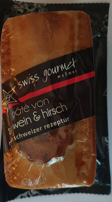 Pâté von Schwein & Hirsch front packaging
