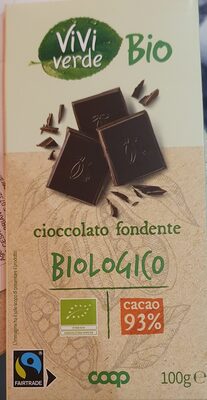 cioccolato fondente 93% biologico
