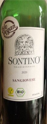 Sontino Sangiovese Bio Halbtrocken (6er Karton Wein / Rotwein)