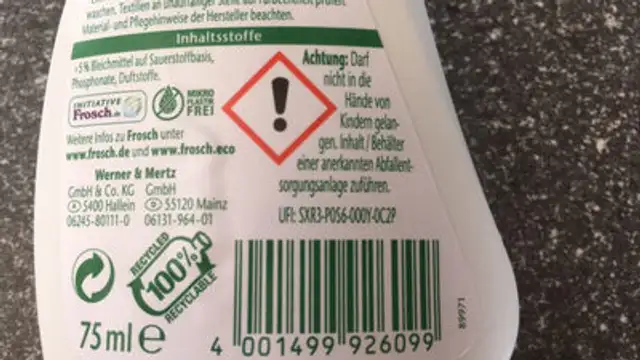 Unknown ingredients label