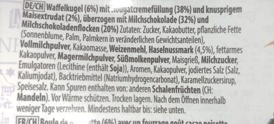 Crispy Golden Snitch ingredients label