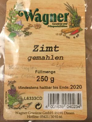 Zimt gemahlen