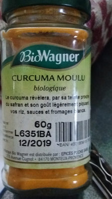 Curcuma moulu bio