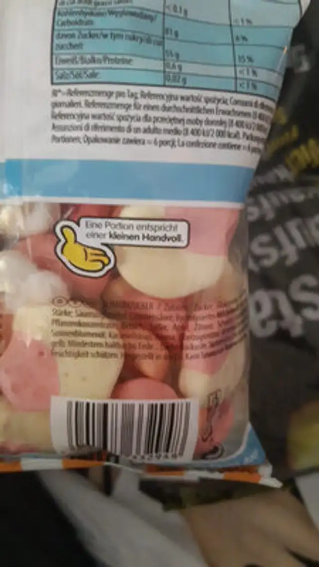 Unknown ingredients label