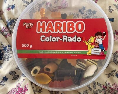 Haribo - COLOR-RADO Runddose, 500 g front packaging