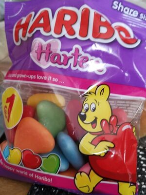 Haribo harten front packaging
