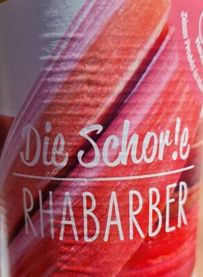Die Schorle Rhabarber
