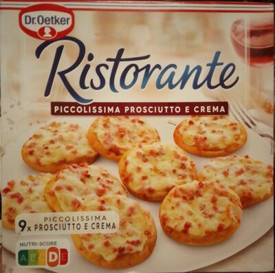 Mini pizzas PICCOLISSIMA PROSCIUTTO E CREMA