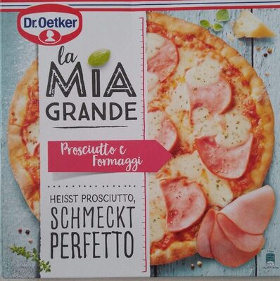 La Mia Grande - Prosciutto e Formaggi front packaging