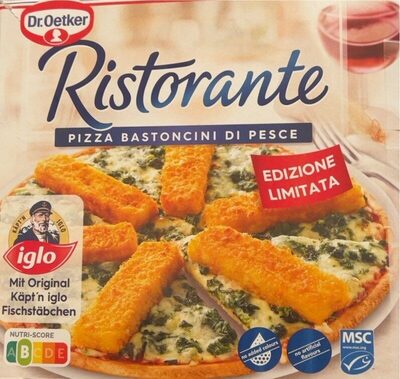 Pizza Bastoncini di Pesce front packaging