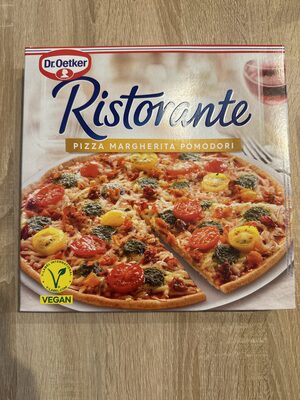 Vegan margherita pizza