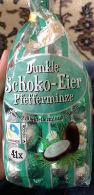 Dunkele Schoko - Eier front packaging