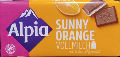 Sunny orange Vollmilch front packaging
