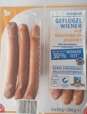 Geflügelwiener mit Magermilchjoghurt